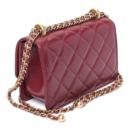 Chanel Calfskin Quilted Mini Perfect Fit Flap Burgundy 2 of 4