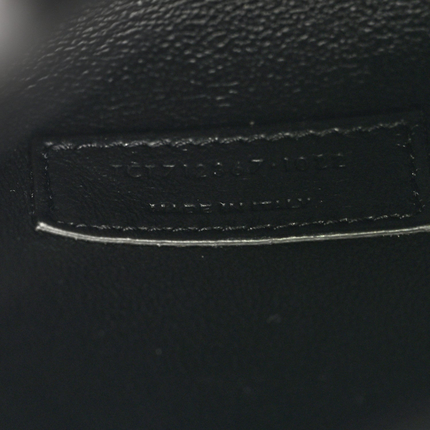 Saint Laurent Calfskin Crocodile Embossed Paris Mini Toy Shopper Tote Black 7 of 10