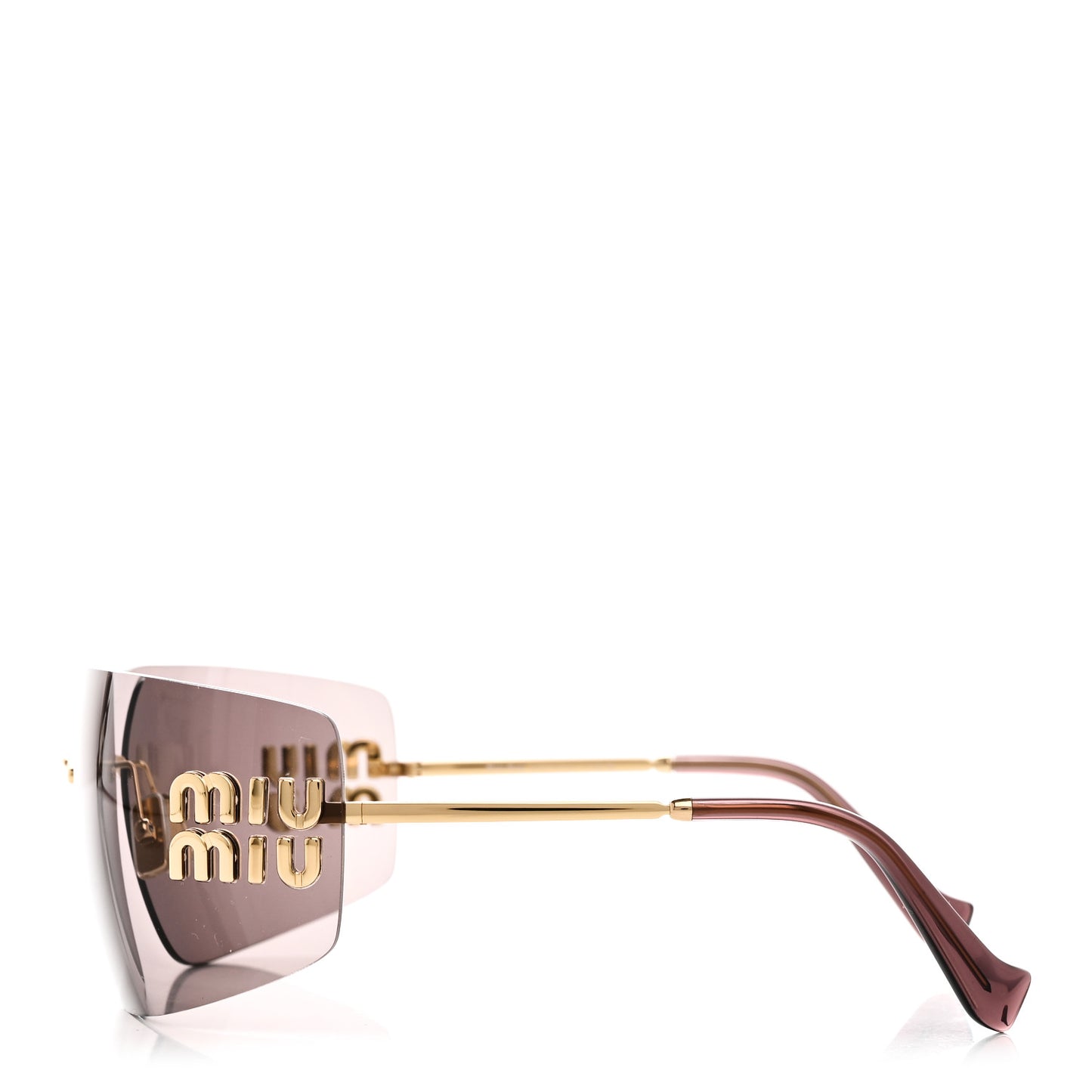 Metal Runway Sunglasses SMU54Y Mauve