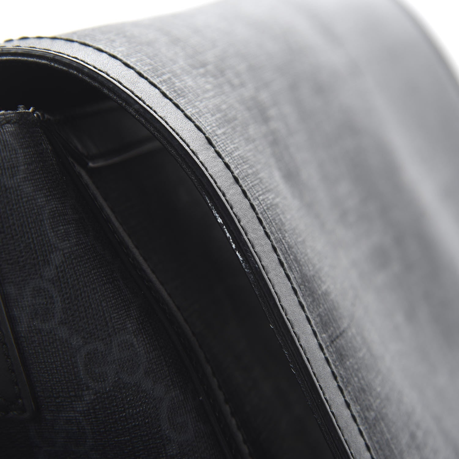Gucci GG Supreme Monogram Web Messenger Diaper Bag Black Grey 17 of 17