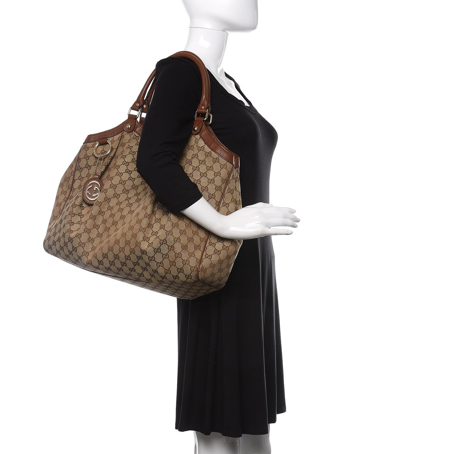 Monogram Large Sukey Tote Brown