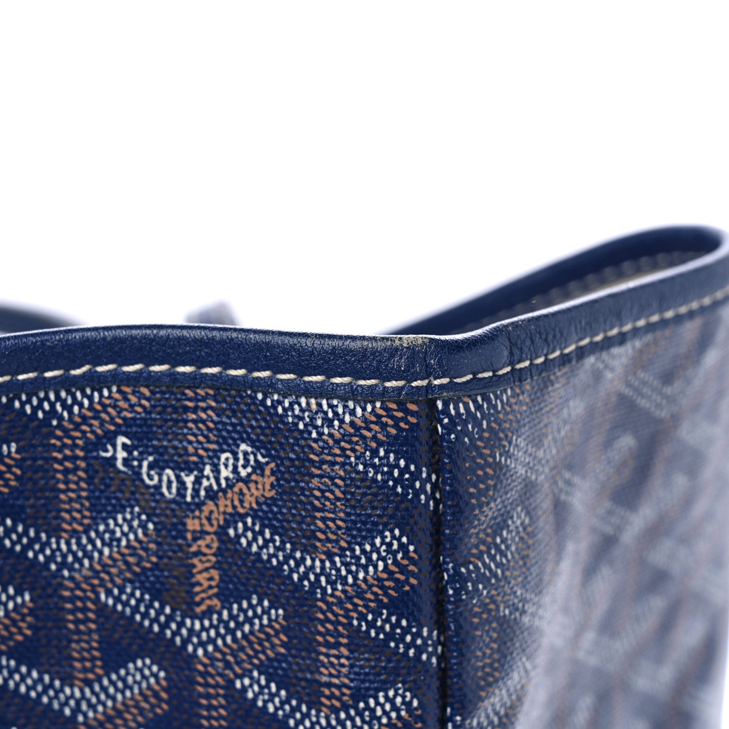 Goyard Goyardine Saint Louis GM Navy 14 of 16