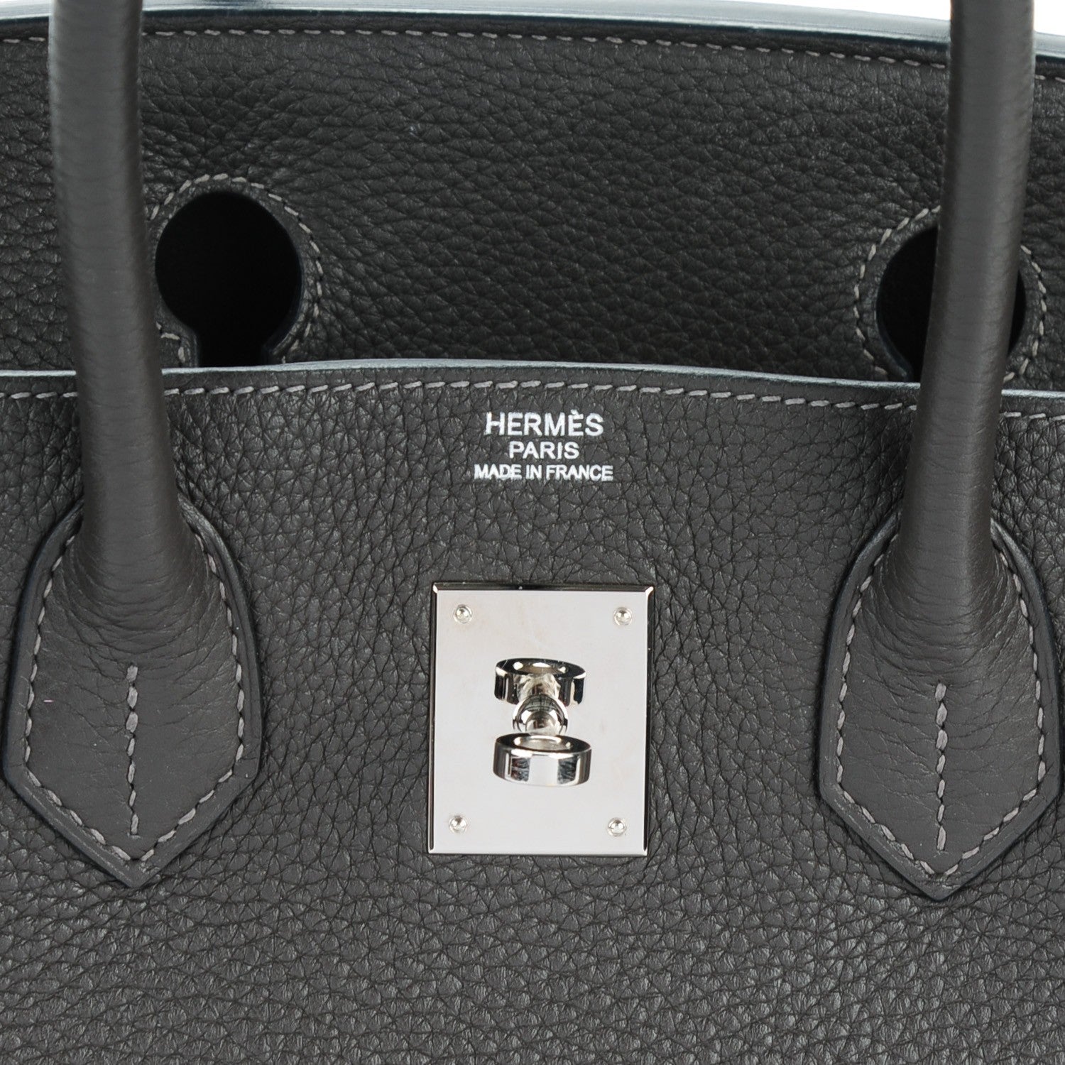 Hermes Taurillon Clemence Birkin 30 Graphite 10 of 25