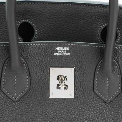 Hermes Taurillon Clemence Birkin 30 Graphite 10 of 25
