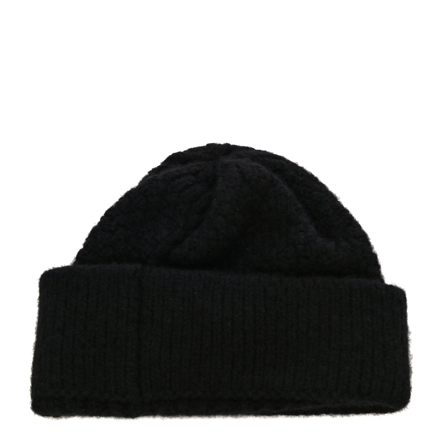 Cashmere Silk CC Beanie Hat Black