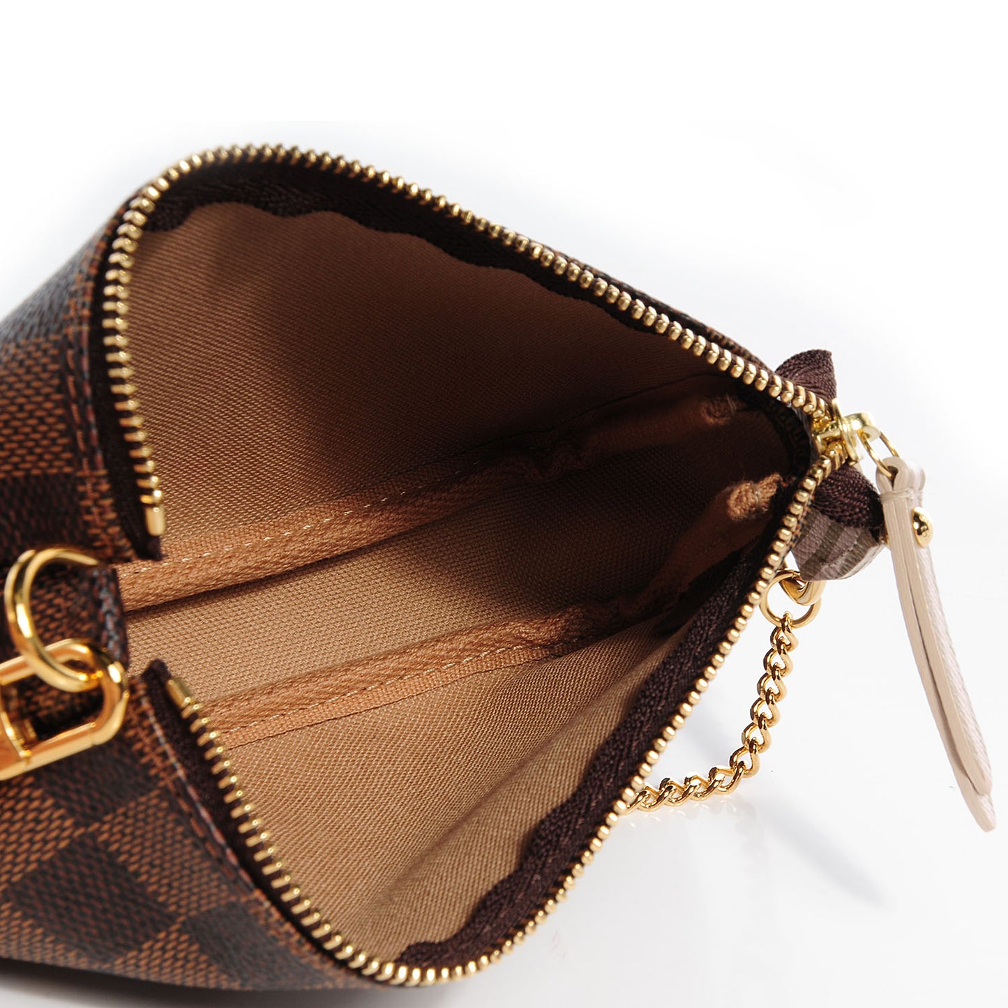 Damier Ebene Trunks and Locks Mini Pochette Accessories