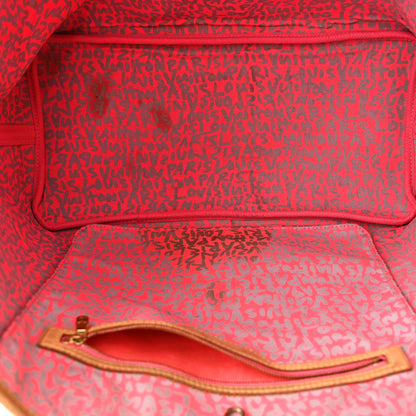 Louis Vuitton Monogram Graffiti Neverfull GM Fuchsia 9 of 15