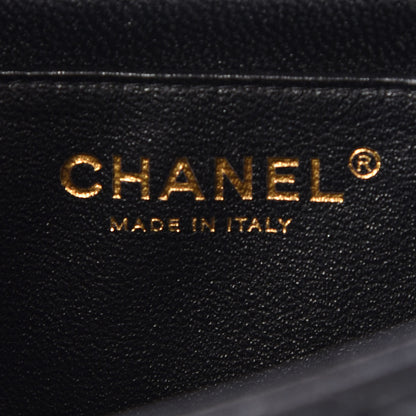 Chanel Lambskin Quilted Valentine Charms Mini Rectangular Flap Black 7 of 9