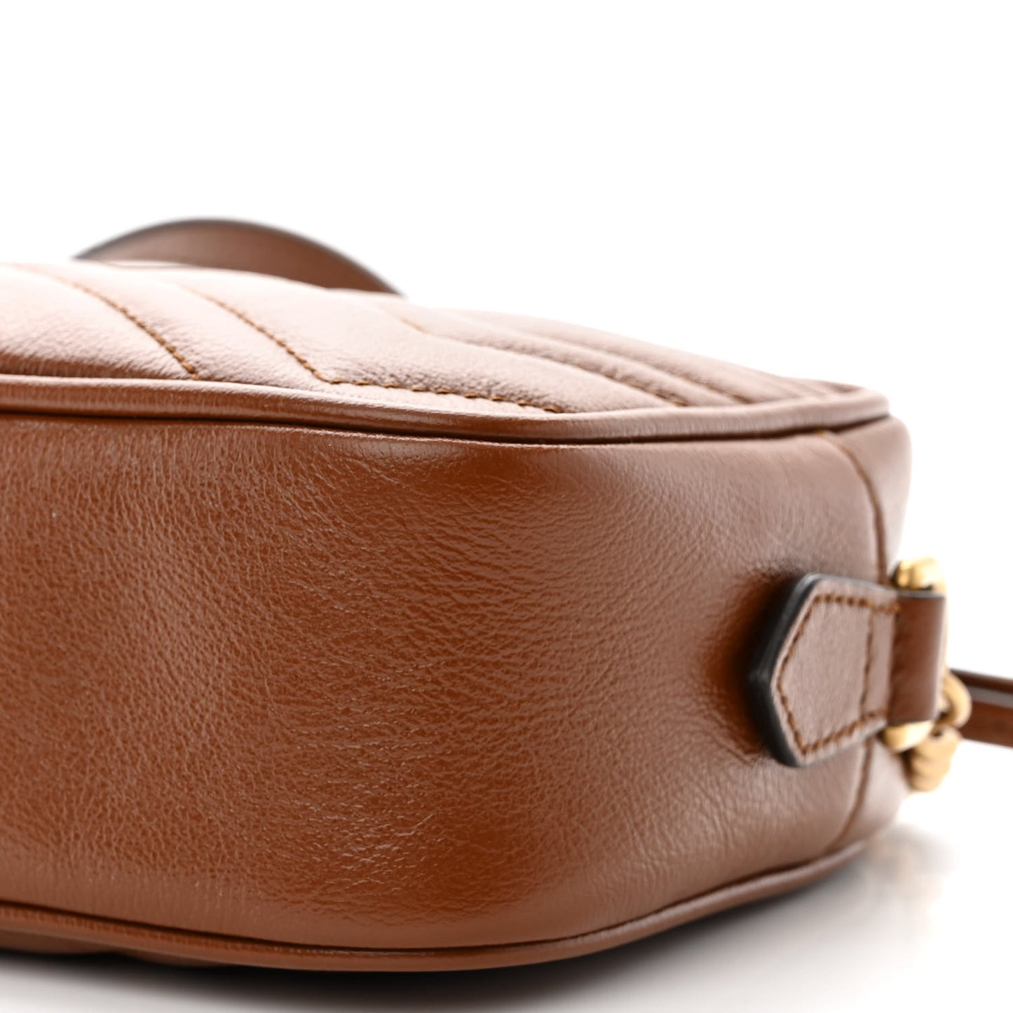 Azalea Calfskin Matelasse Mini GG Marmont Chain Shoulder Bag Cuir