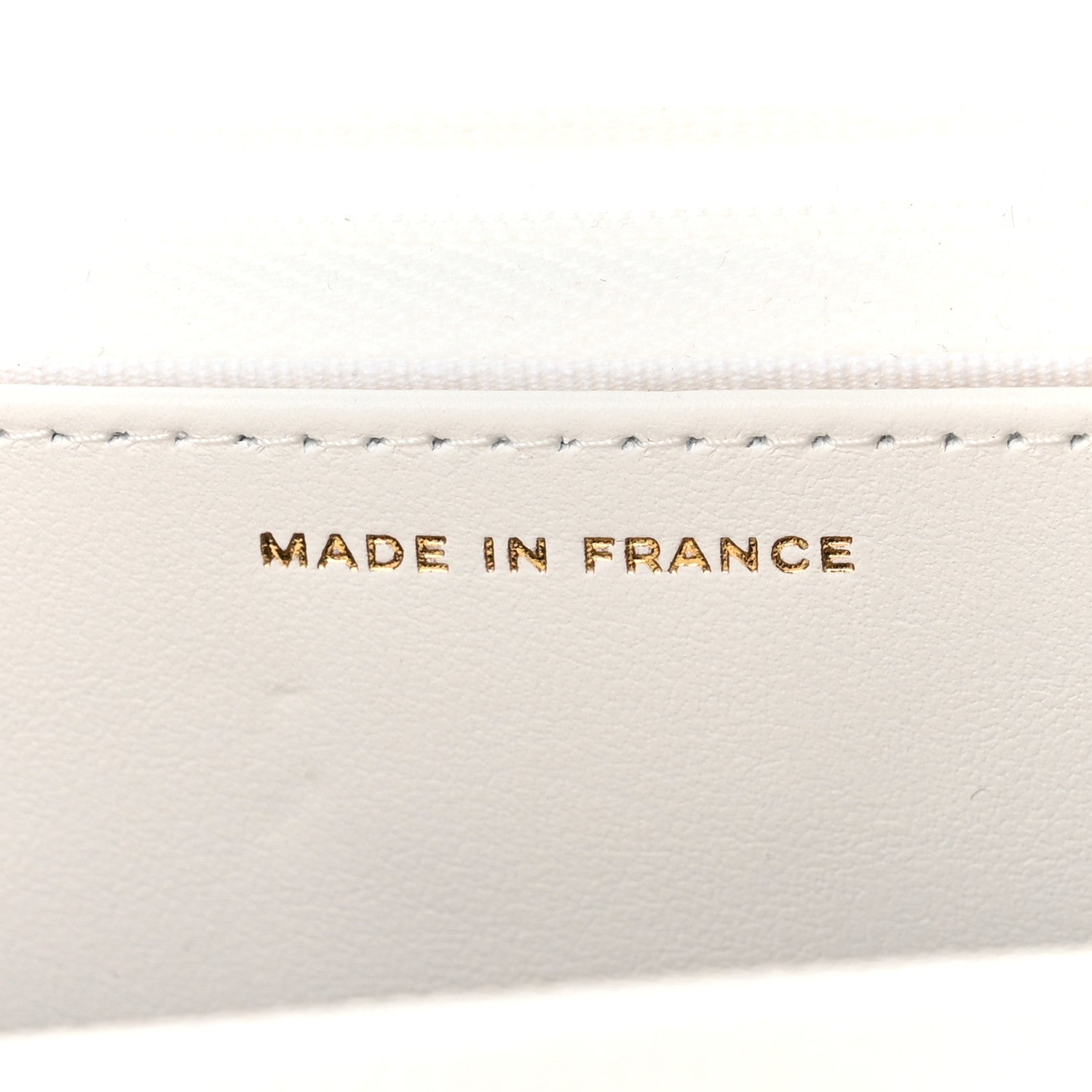 Chanel Caviar Quilted Wallet On Chain WOC White 7 of 12