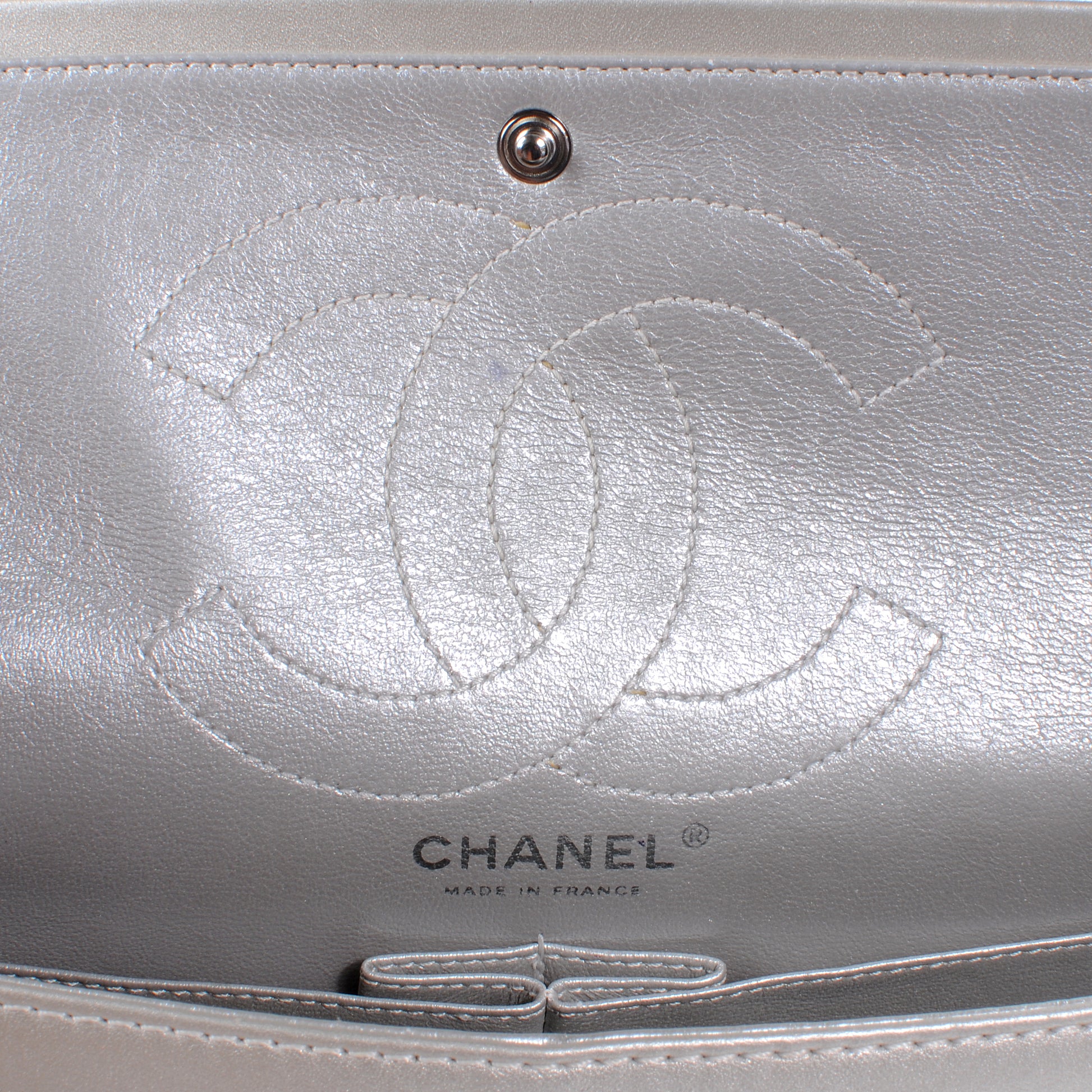 Chanel Lambskin 2.55 Reissue 226 Flap Silver 6 of 9