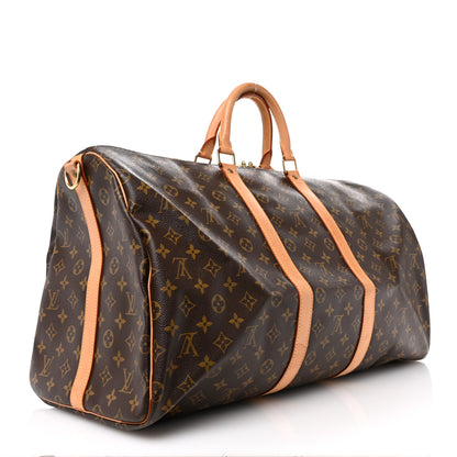 Louis Vuitton Monogram Keepall Bandouliere 55 2 of 14