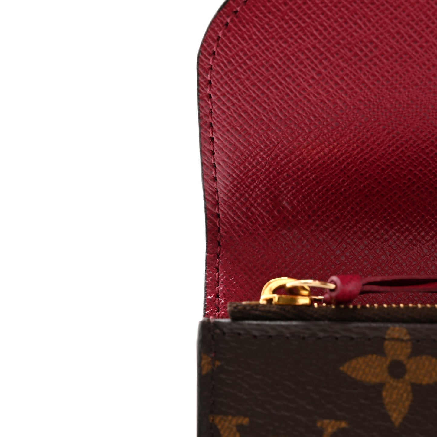 Monogram Rosalie Coin Purse Fuchsia