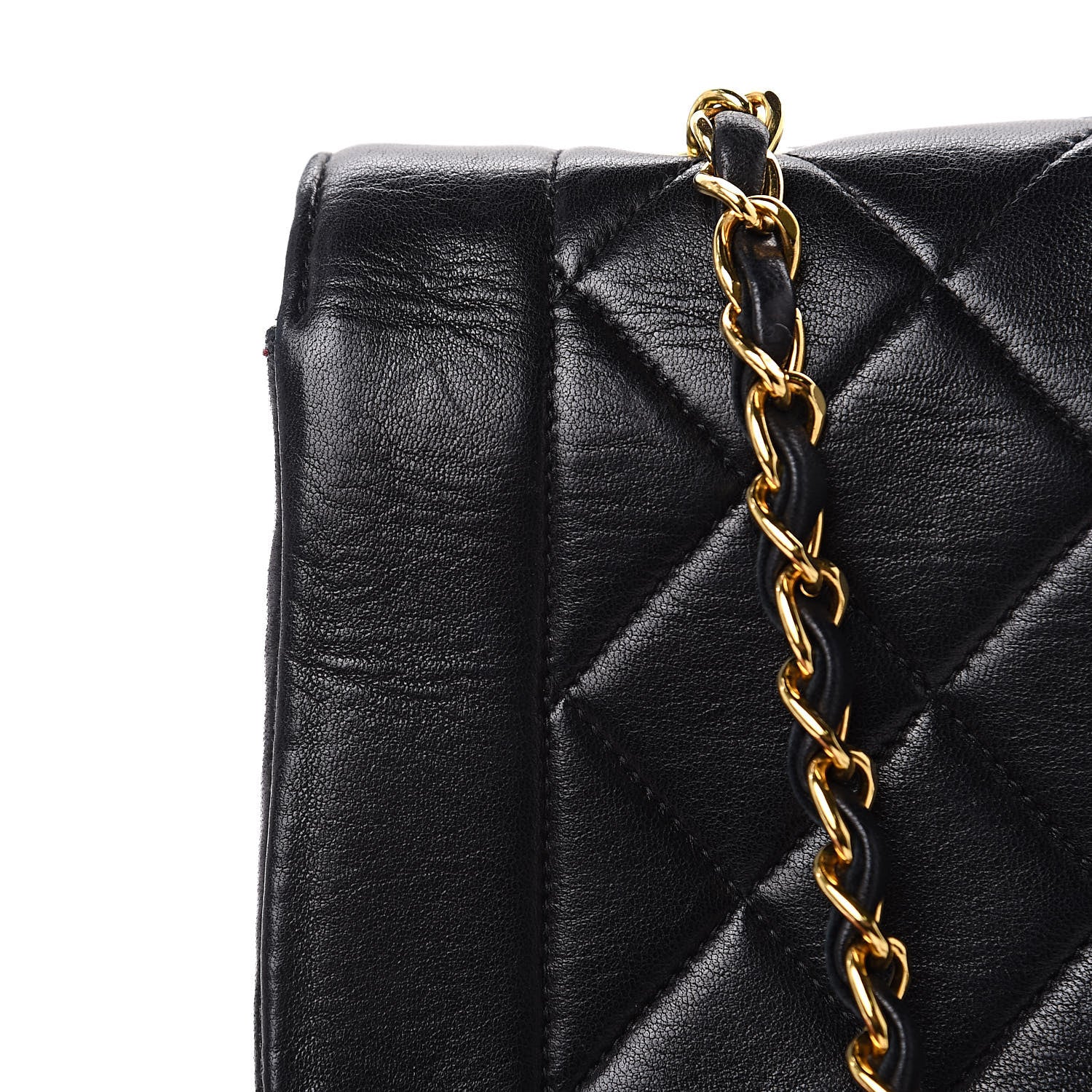 Chanel Lambskin Quilted Small Single Flap Bag Black 12 of 15