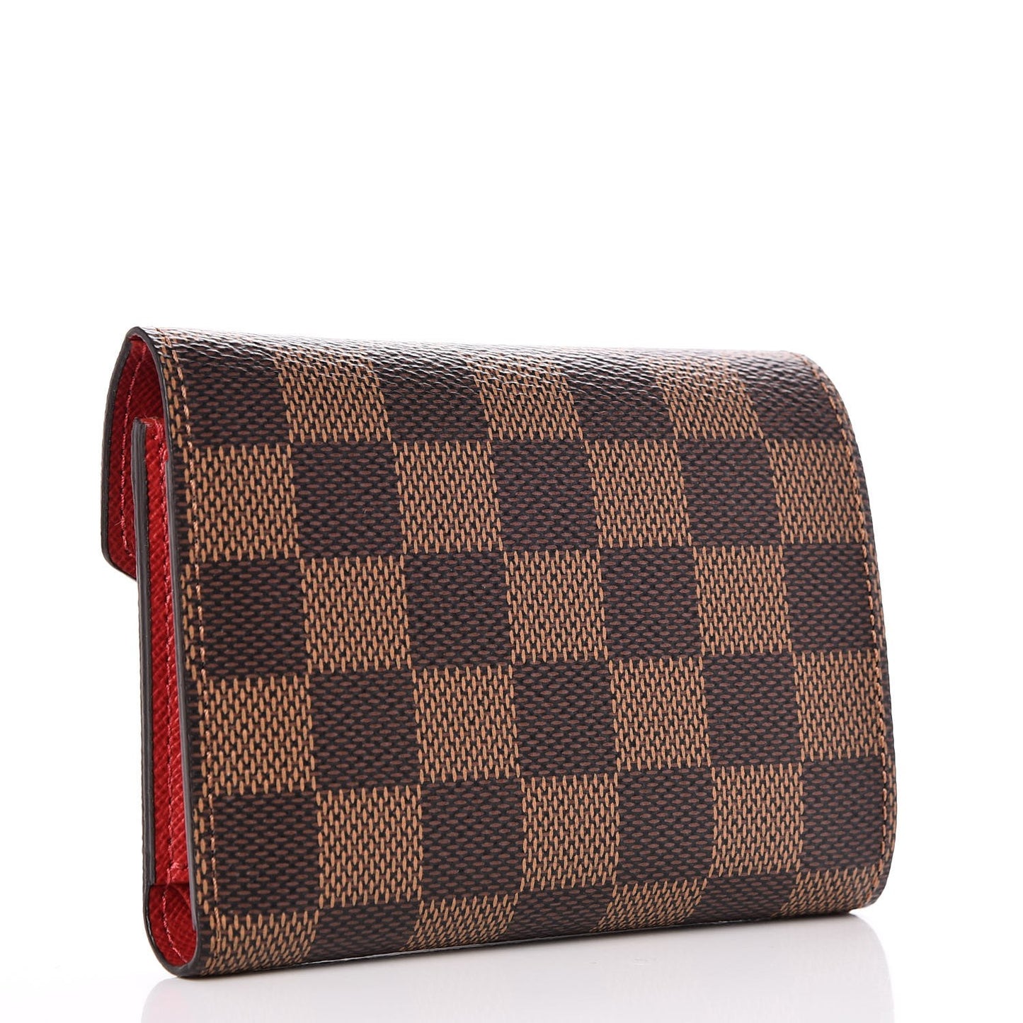 Damier Ebene Victorine Wallet Red