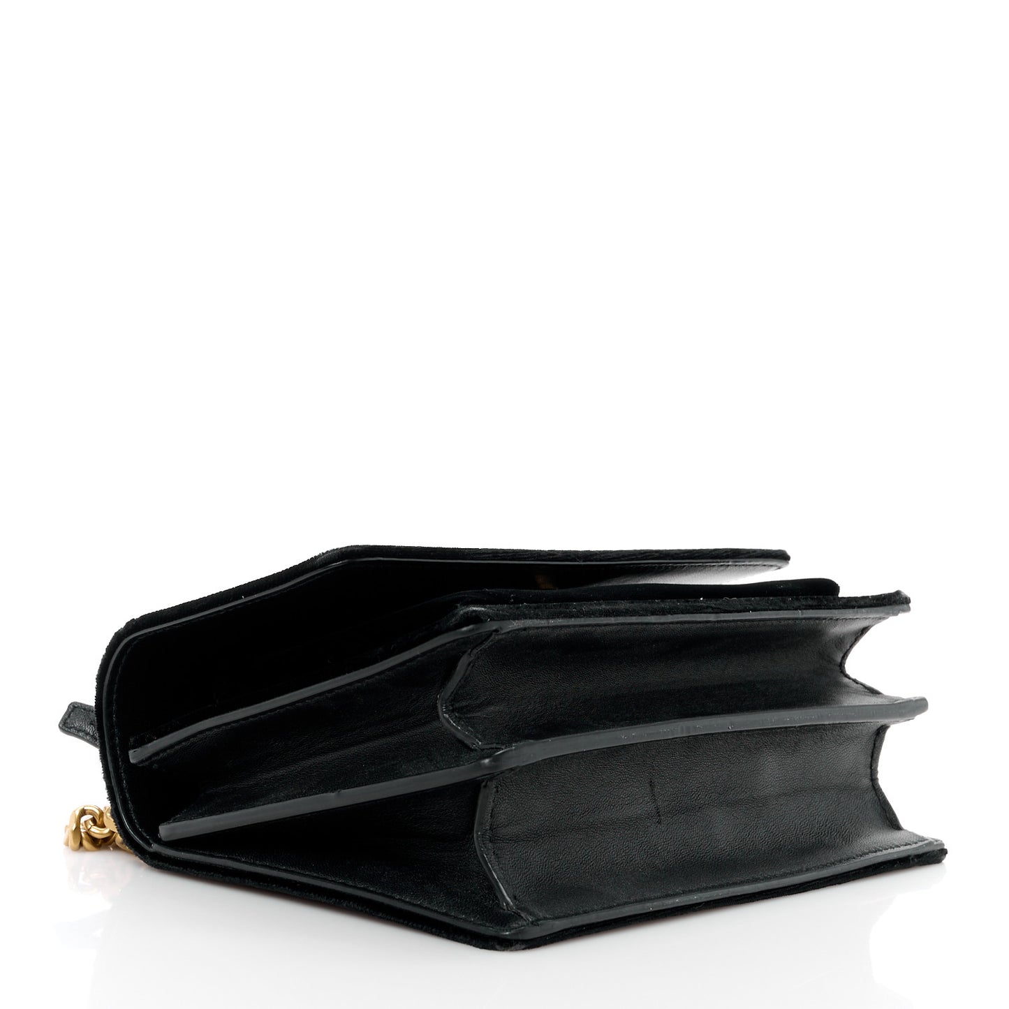 Velvet Small Monogram Sunset Black