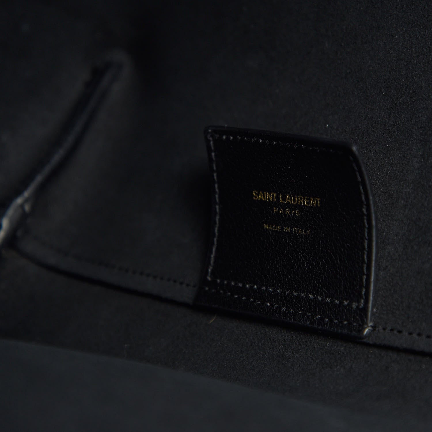 Saint Laurent Calfskin Large Shopping Tote Black 8 of 14