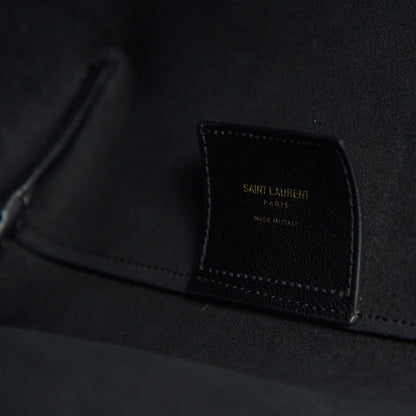 Saint Laurent Calfskin Large Shopping Tote Black 8 of 14