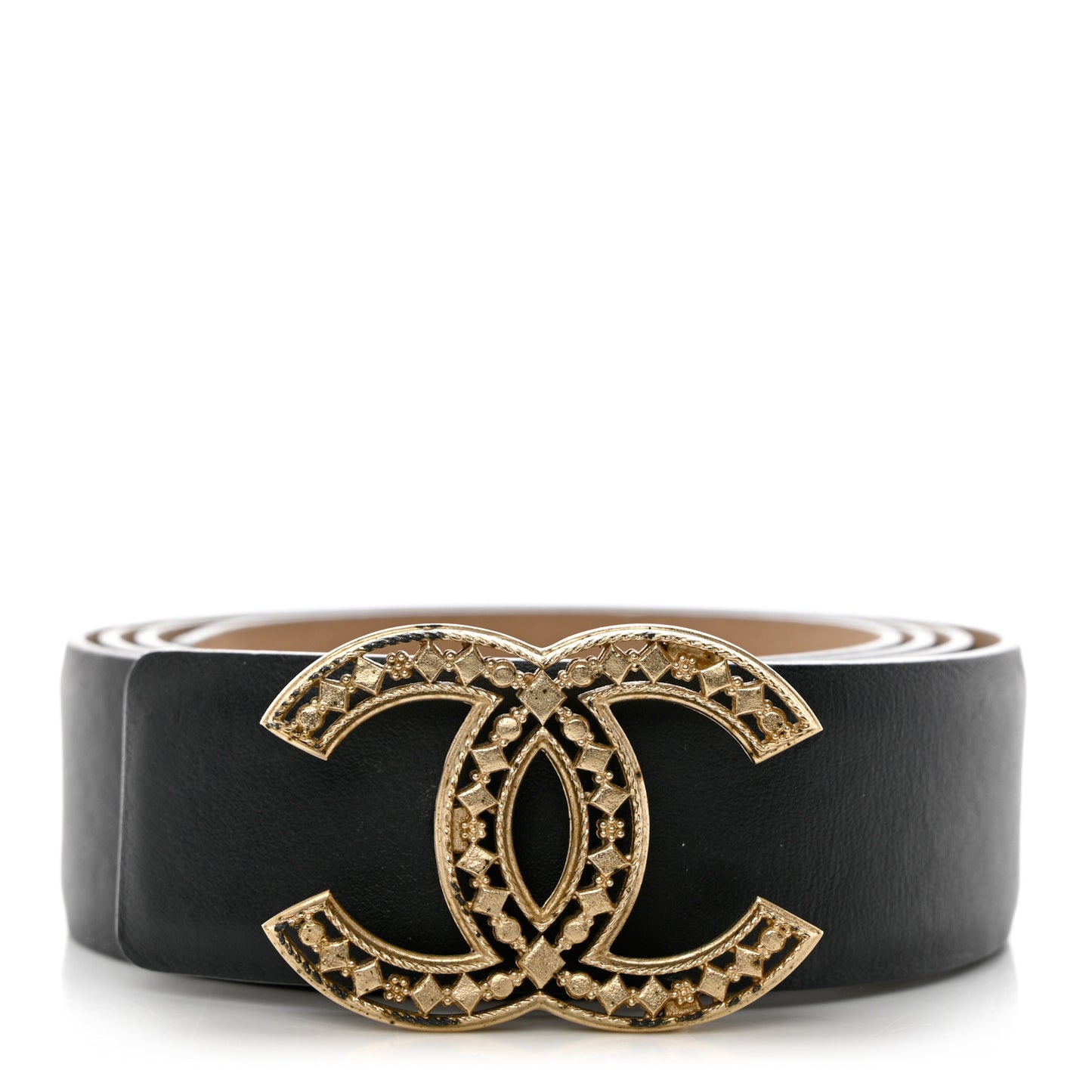 Calfskin CC Belt 90 36 Black
