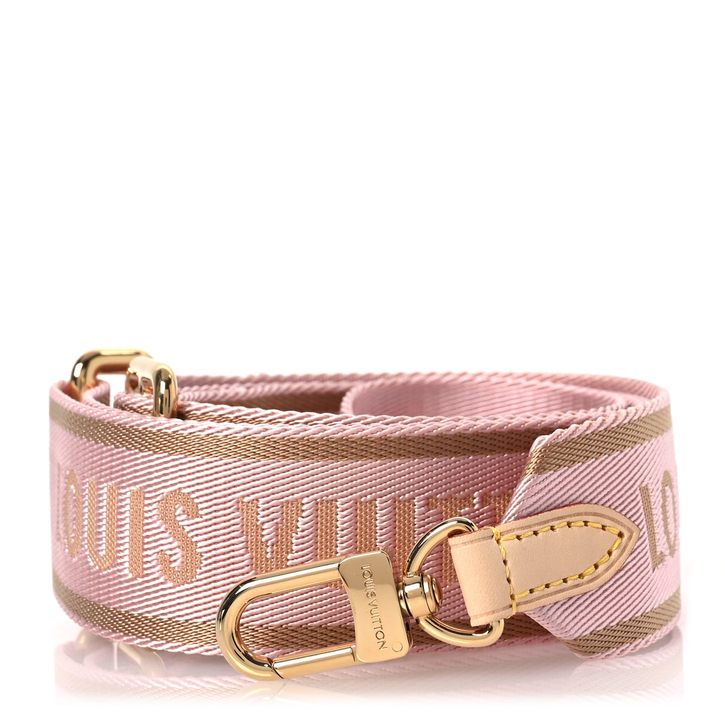 Monogram Multi Pochette Accessories Bandouliere Shoulder Strap Rose Clair