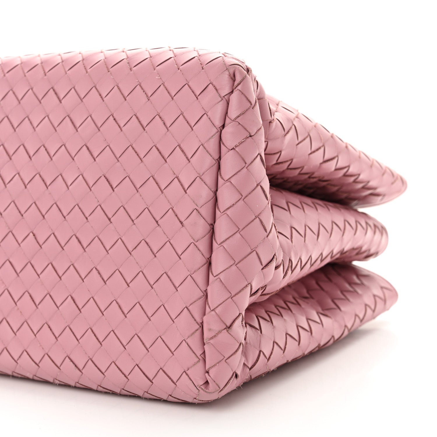 Bottega Veneta Nappa Intrecciato Small Roma Tote Mallow 10 of 11