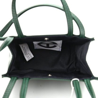 Telfar Vegan Leather Small Shopping Bag Dark Olive 5 of 8