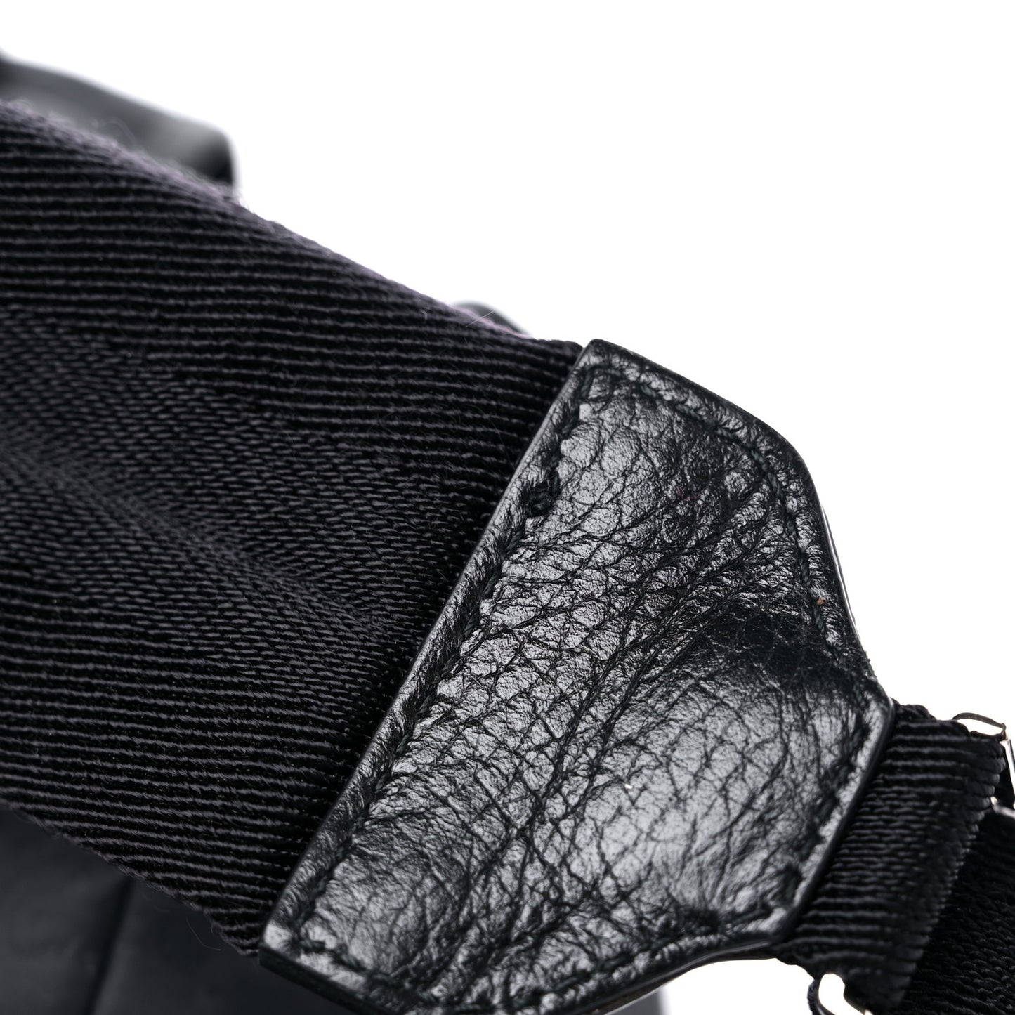 Nylon Monogram Medium Light Single Buckle Backpack Black