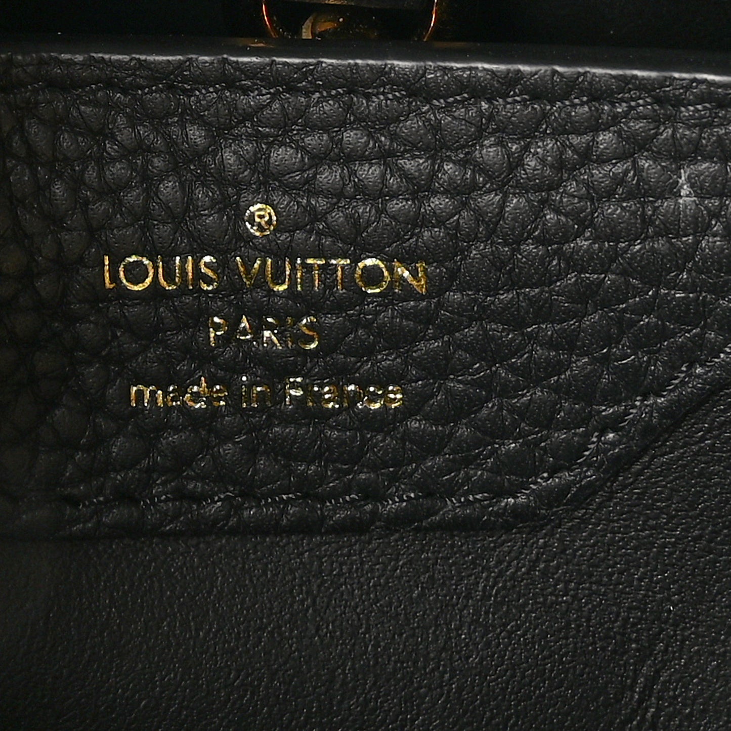 Taurillon Capucines PM  Black