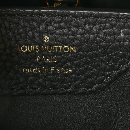 Louis Vuitton Taurillon Capucines PM  Black 6 of 10