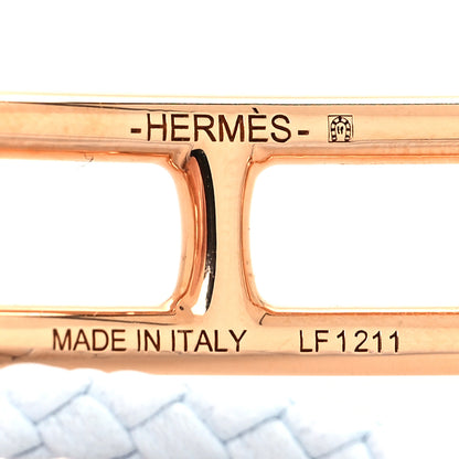 Hermes Swift Roulis Double Tour Bracelet T3 Bleu Brume 4 of 4