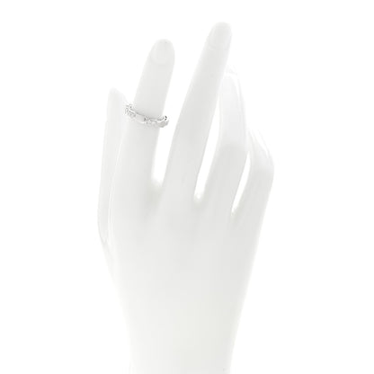 Bulgari 18K White Gold Diamond Serpenti Viper Band Ring 46 3.75 2 of 4