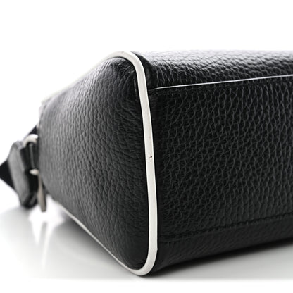 Dolce & Gabbana Calfskin Bowling Bag Black White 8 of 9