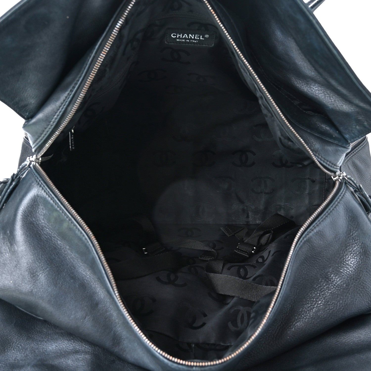 Chanel Lambskin Timeless CC Duffle Bag Black 5 of 17