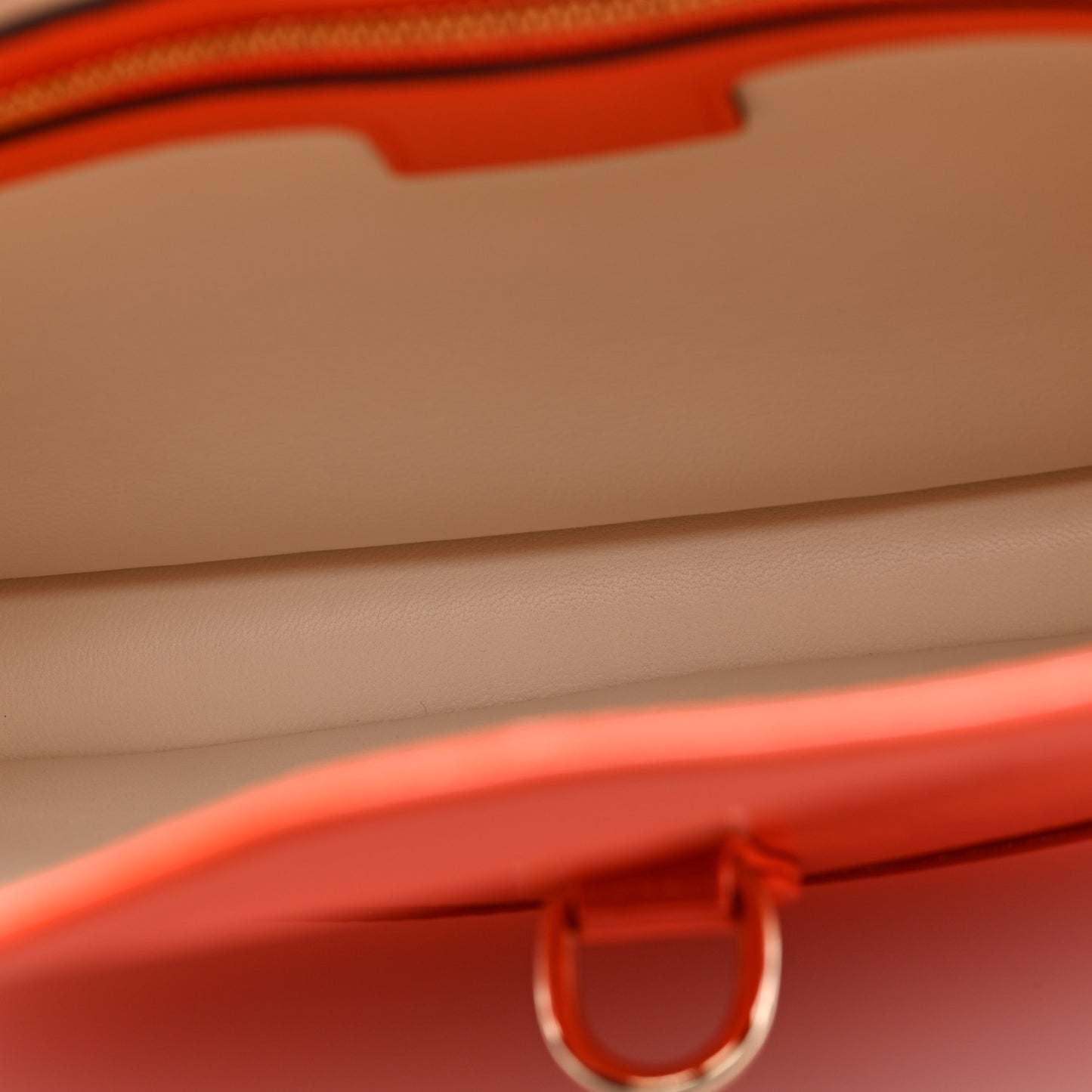 Patent Calfskin Small Jackie Shoulder Bag Orange