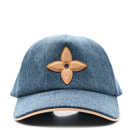 Louis Vuitton Denim Uptown Cap Blue 3 of 9