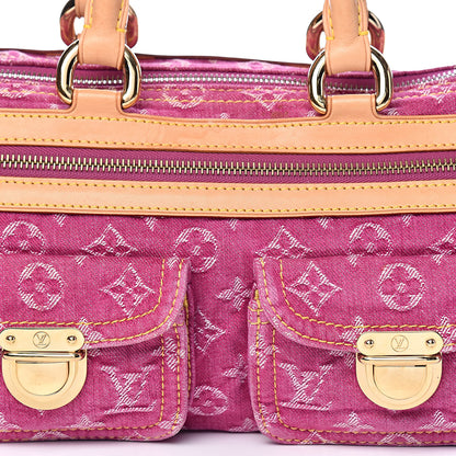 Louis Vuitton Monogram Denim Neo Speedy Fuchsia 10 of 10