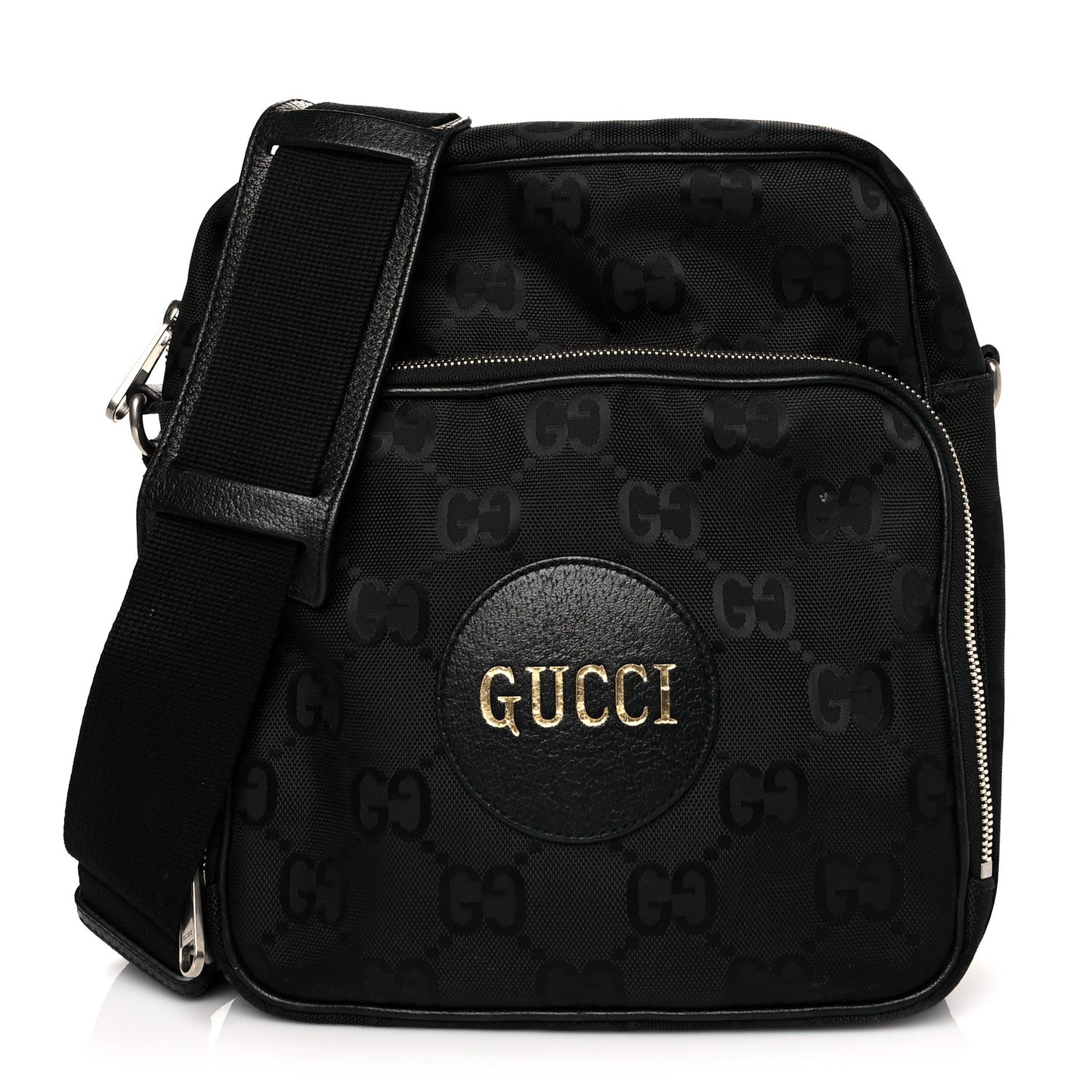 Econyl Nylon Monogram Off The Grid Messenger Black