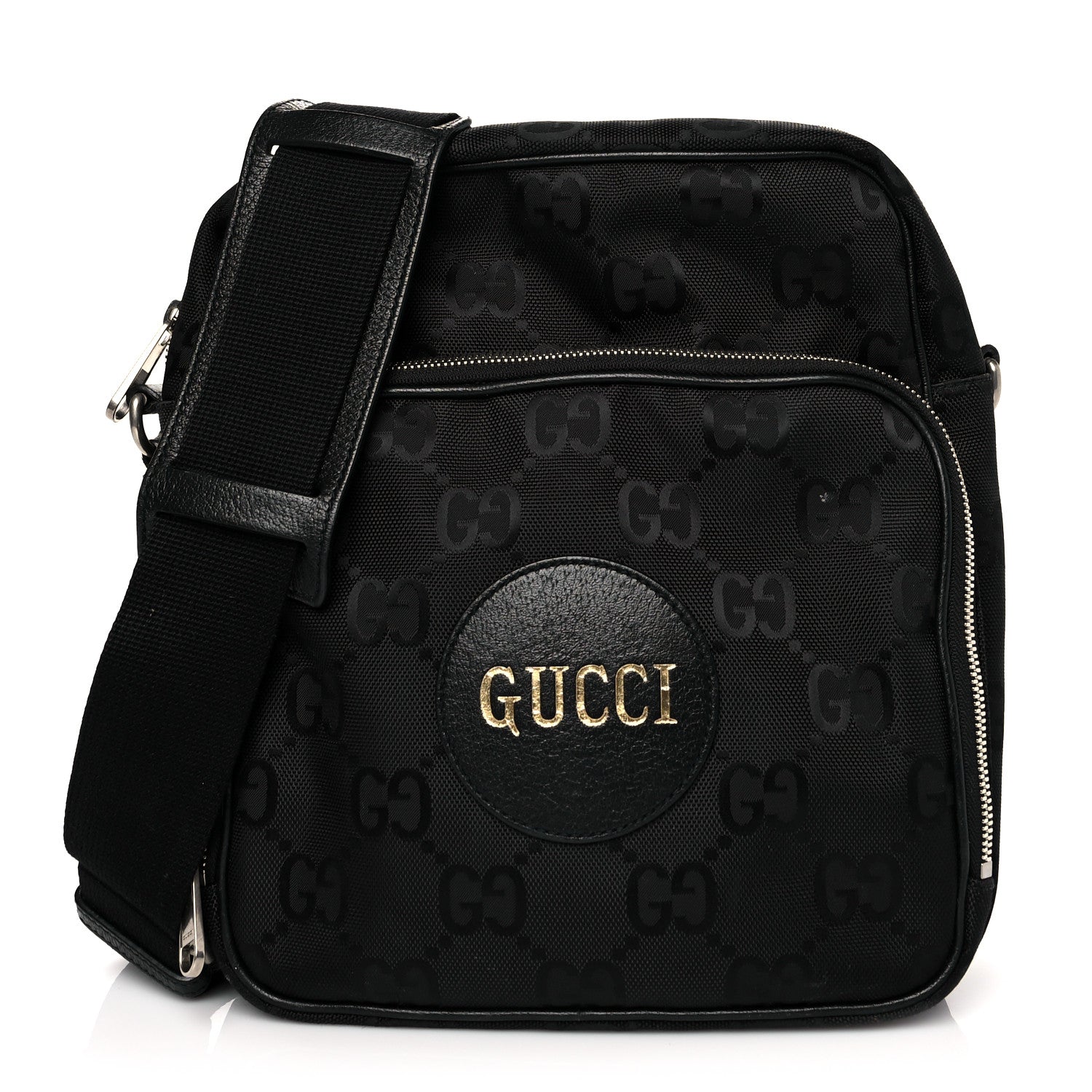 Gucci Econyl Nylon Monogram Off The Grid Messenger Black 1 of 12