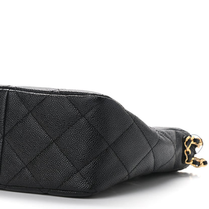 Chanel Caviar Quilted Small Pick Me Up Hobo Black 10 of 11