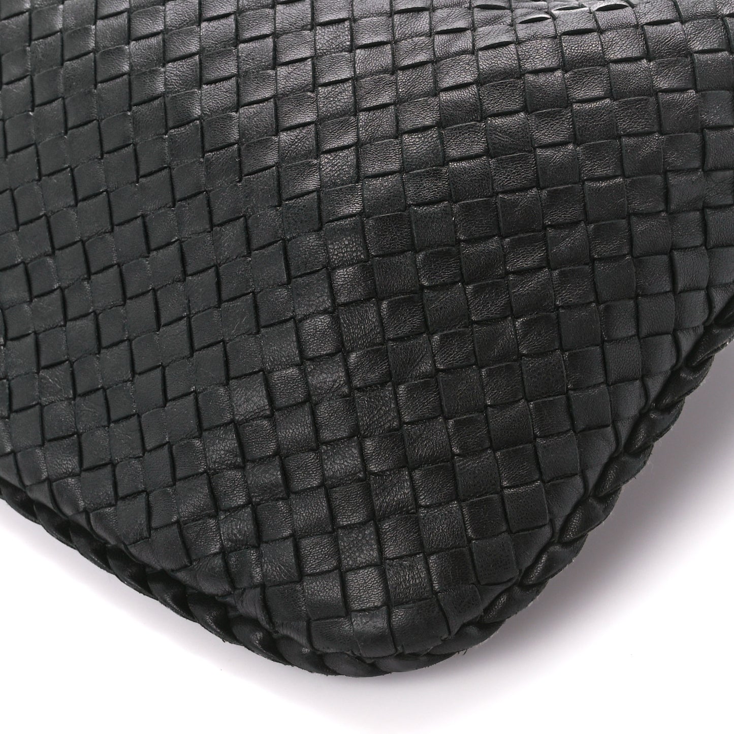 Nappa Intrecciato Medium Veneta Hobo Black