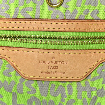 Louis Vuitton Monogram Graffiti Neverfull GM Green 6 of 9