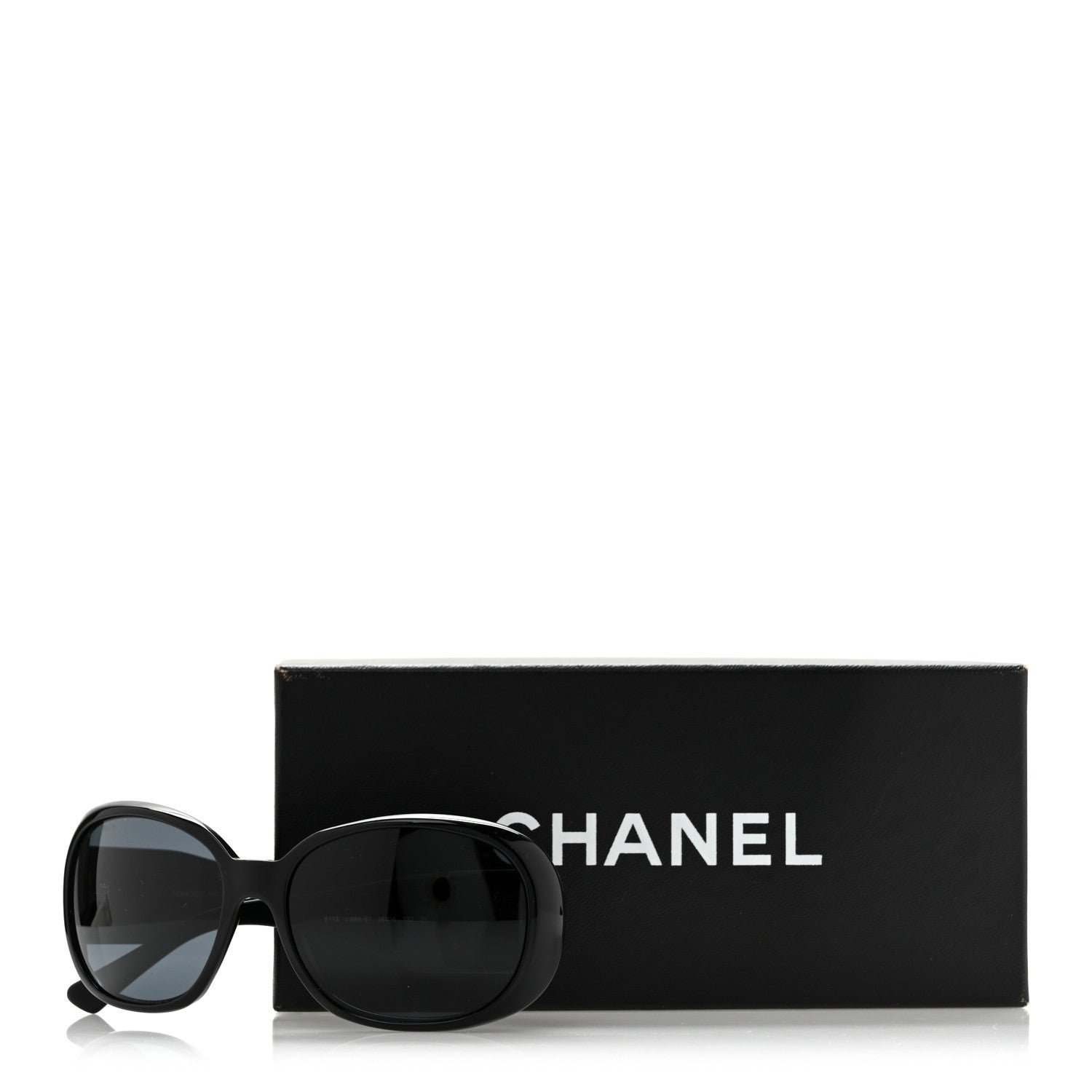 Chanel Camellia CC Sunglasses 5113 Black 1970812 – FASHIONPHILE