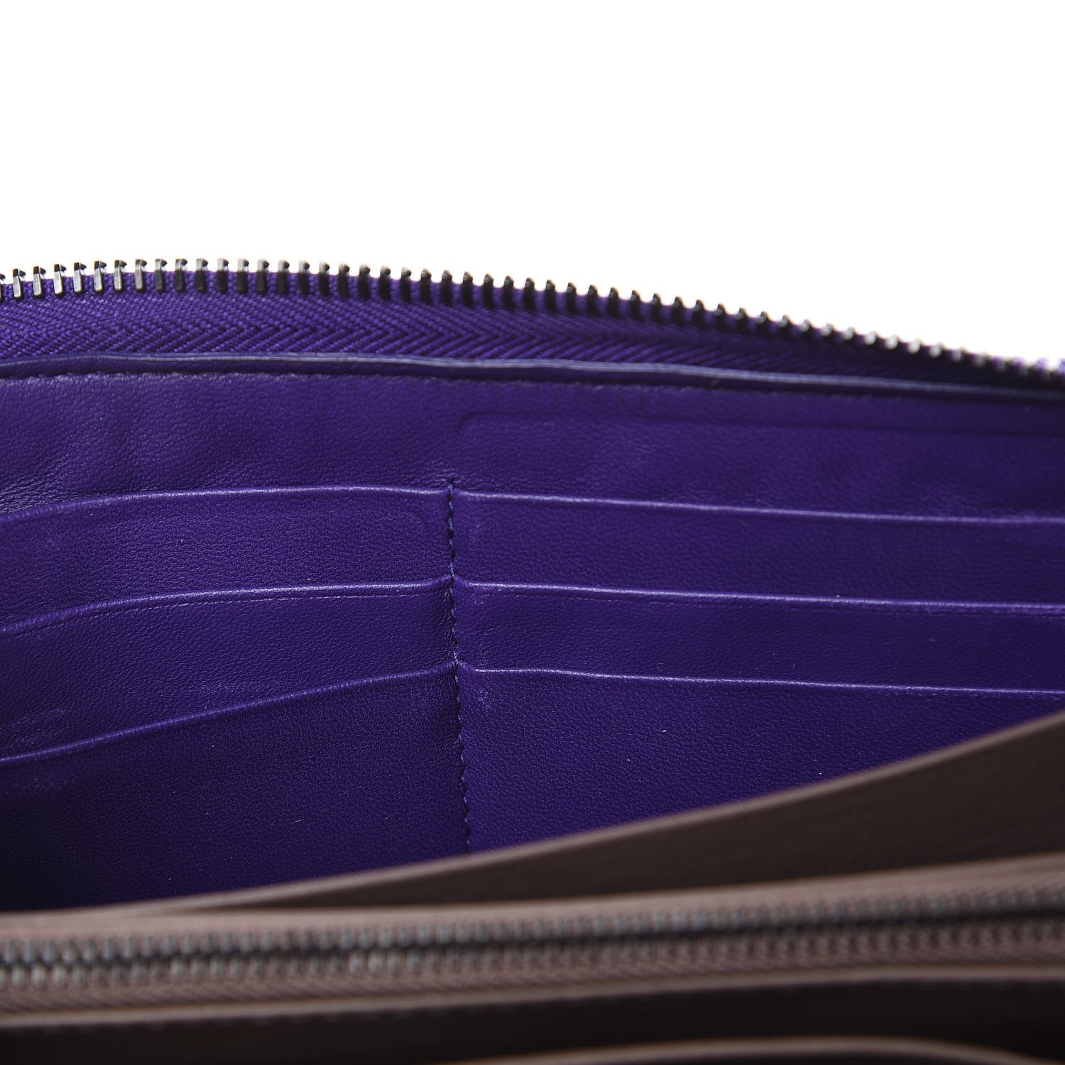 Bottega Veneta Nappa Intrecciato Zip Around Wallet Anemone 10 of 10