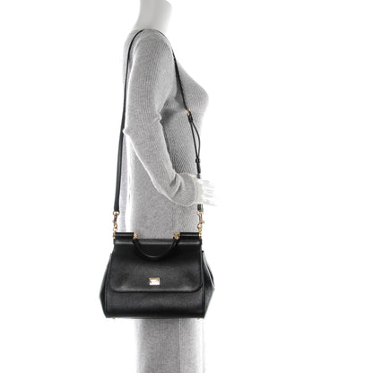 Dolce & Gabbana Dauphine Medium Miss Sicily Satchel Black 2 of 6