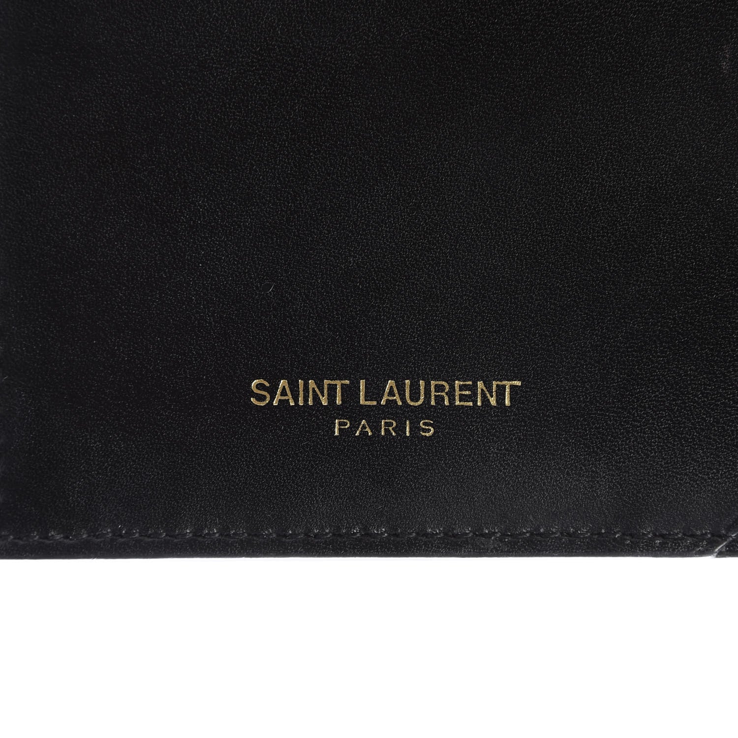Saint Laurent Calfskin 5 Fragments Zip Pouch Card Holder Black 10 of 11