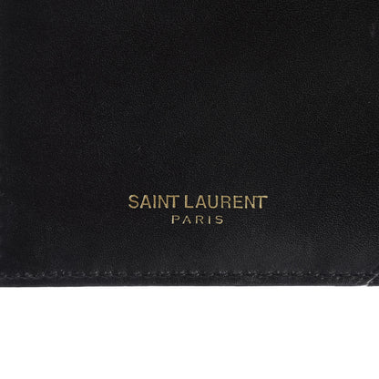 Saint Laurent Calfskin 5 Fragments Zip Pouch Card Holder Black 10 of 11