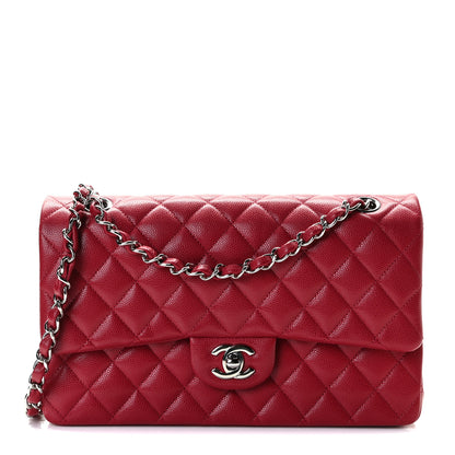 Chanel Caviar Quilted Medium Double Flap Red 1 of 11
