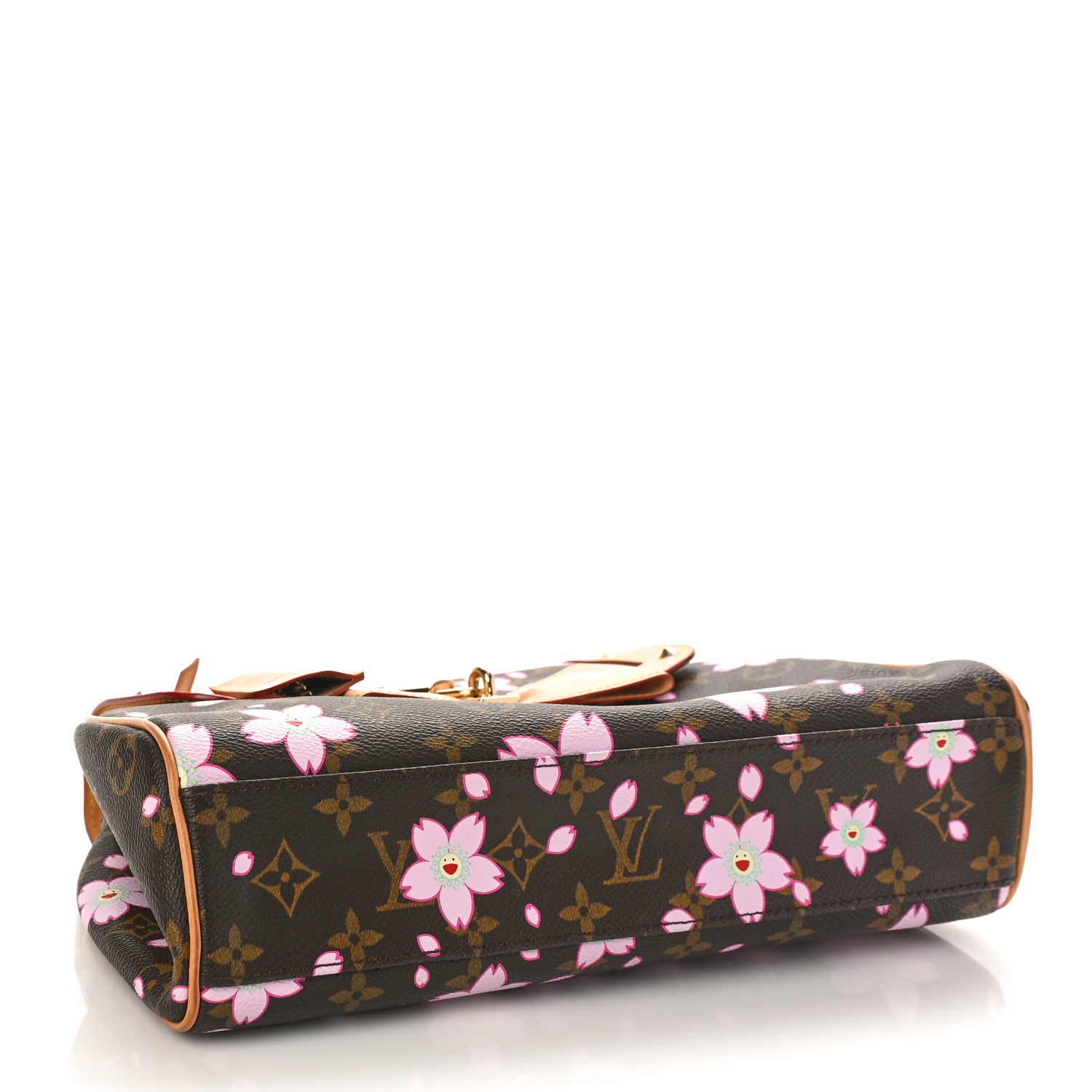 Louis Vuitton Monogram Cherry Blossom Sac Retro Bag Brown 4 of 8