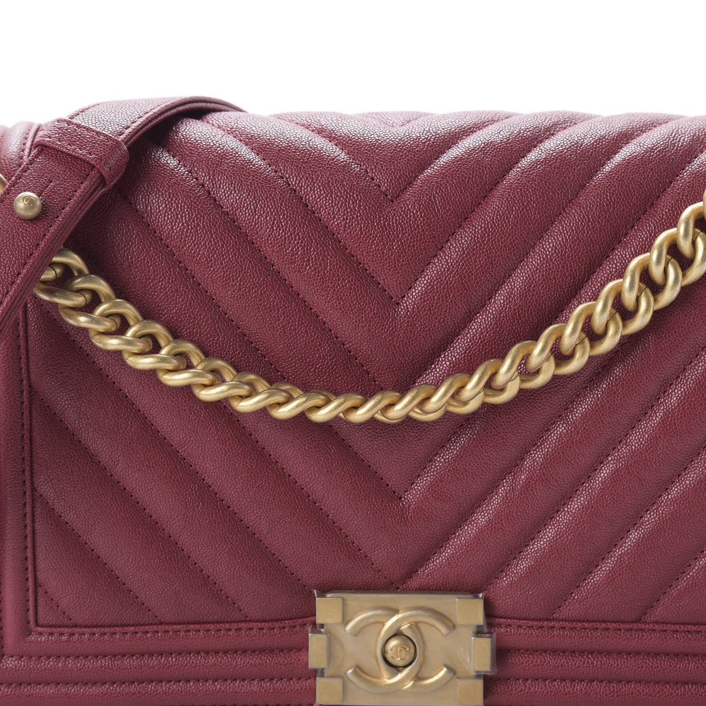 Nappa Gaufre Shopping Satchel White