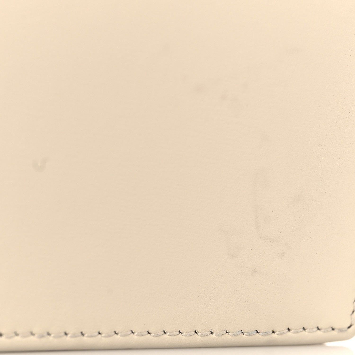 Gucci Boarded Plutone Calfskin Horsebit 1955 Card Case Wallet Mystic White 8 of 9